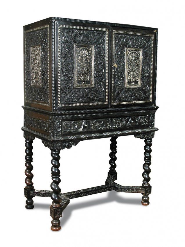 A late 17th century Dutch East Indies ebony on Lot 1146 Colonial Furniture
